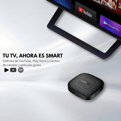 MORTAL T1 - Smart TV Box Android 14 | 4K | Control por Voz | OVIROX